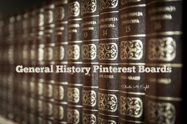 General History Pinterest Boards from Starts At Eight