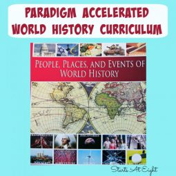 Paradigm Accelerated World History Curriculum Review from Starts At Eight