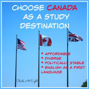 Choose Canada As A Study Destination from Starts At Eight