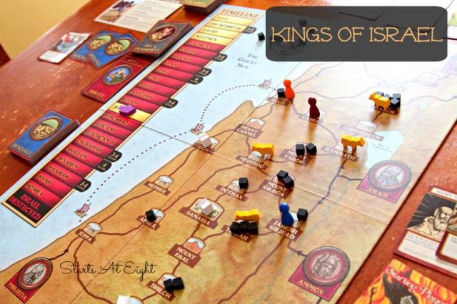 Kings of Israel Board Layout from Starts At Eight