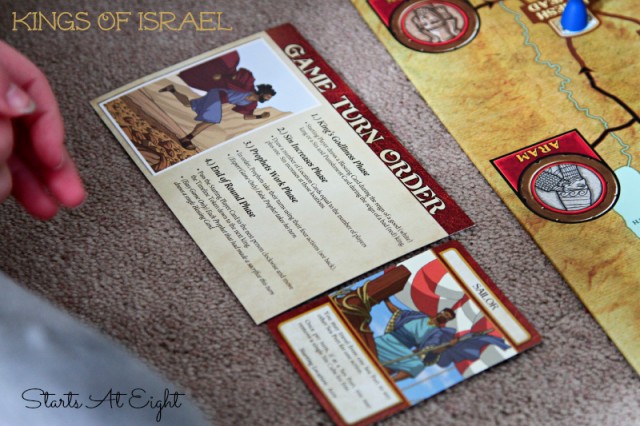 Kings of Israel - Game Turn Order from Starts At Eight