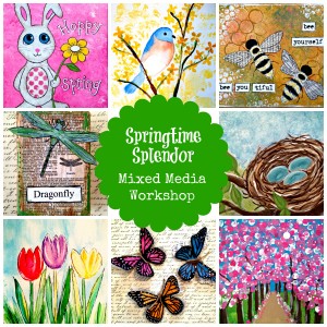 Springtime Splendor: Mixed Media Art for Kids from Starts At Eight