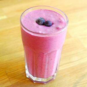 Healthy Smoothie Recipes for Kids - Berry Smoothie from Starts At Eight