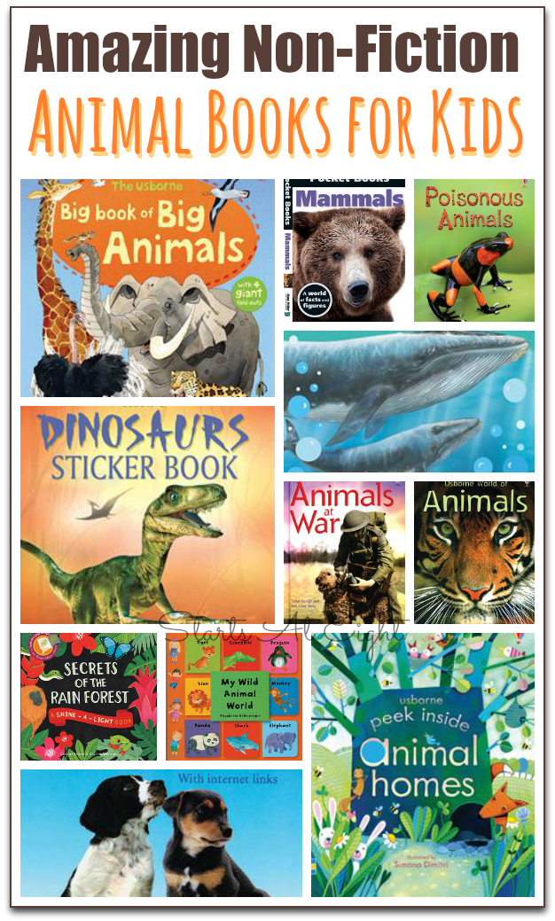 15 Amazing Non-fiction Animal Books for Kids from Starts At Eight