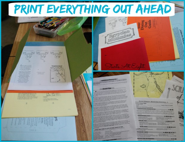 Ancient Egypt Unit Study Print Ahead - Starts At Eight