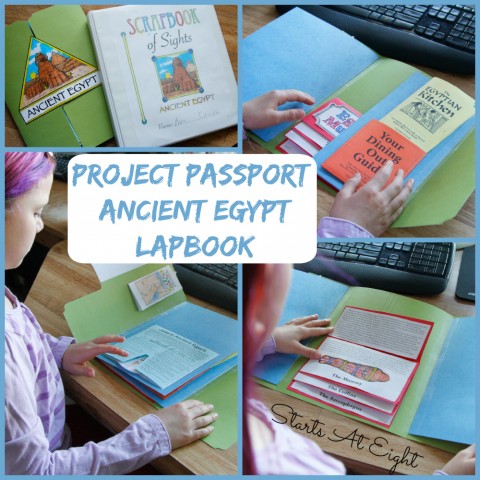 Project Passport: Ancient Egypt Lapbook from Homeschool in the Woods - Starts At Eight