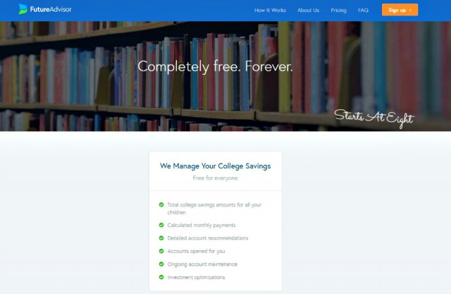 College Savings Plan from FutureAdvisor is FREE