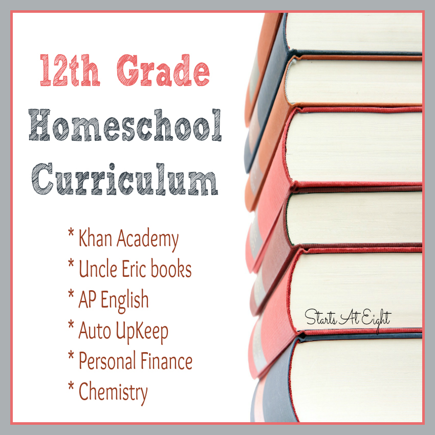 12th Grade Homeschool Curriculum