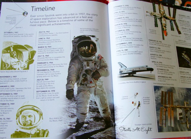 Space Exploration Timeline from DK's Eyewitness Space Exploration Book