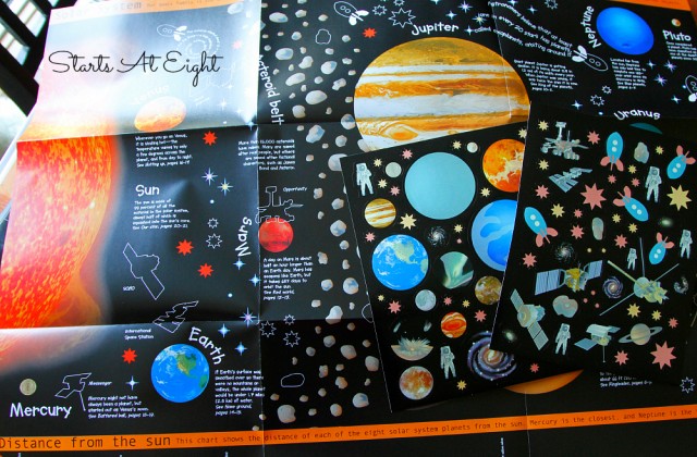 Stars and Planets Glow in the Dark Poster from DK