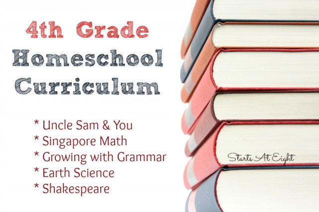 4th Grade Homeschool Curriculum from Starts At Eight