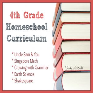 4th Grade Homeschool Curriculum from Starts At Eight