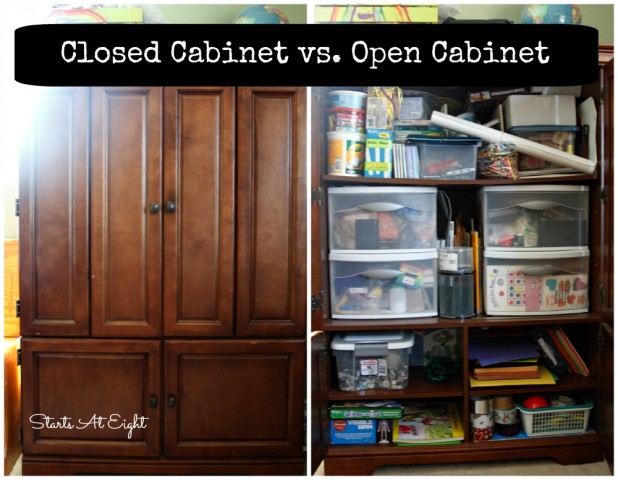 Closed Cabinet vs. Open Cabinet