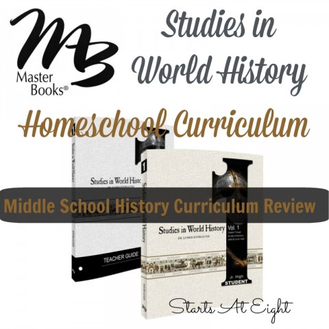 Masterbooks Studies in World History Homeschool Curriculum Review from Starts At Eight