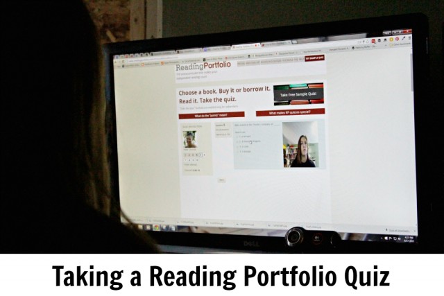 Taking a Reading Portfolio Quiz 