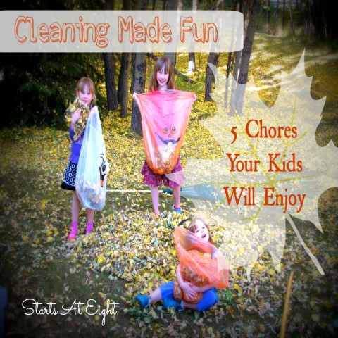 Cleaning Made Fun 5 Chores Your Kids Will Enjoy from Starts At Eight