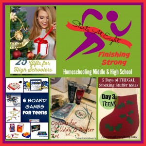 Finishing Strong ~ Homeschooling the Middle & High School Years #71 from Starts At Eight