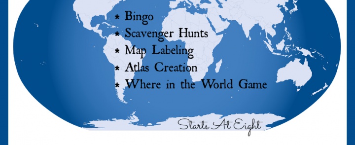 Fun With Geography ~ FREE Geography Printables