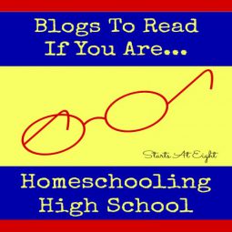 Blogs to Read If You Are Homeschooling High School from Starts At Eight