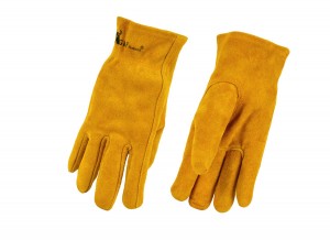 Leather Work Gloves for Kids