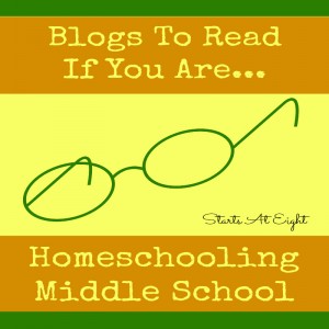 Blogs To Read If You Are Homeschooling Middle School from Starts At Eight