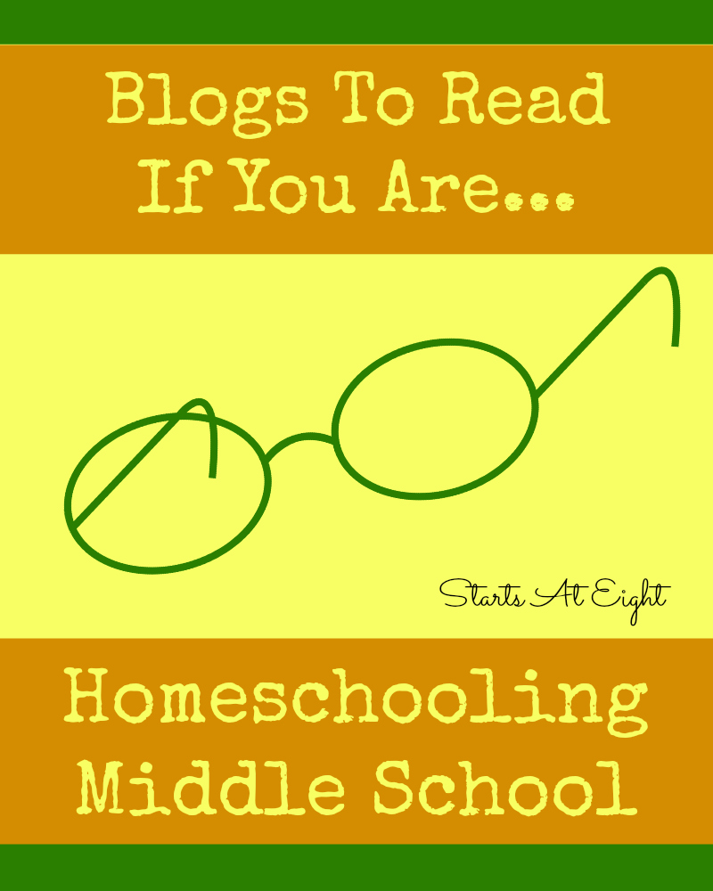 Blogs To Read If You Are Homeschooling Middle School from Starts At Eight