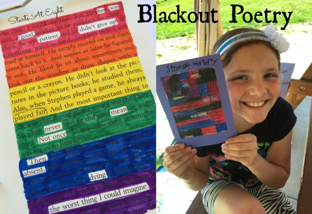 Completed Blackout Poetry