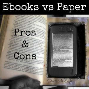 Ebooks vs Paper: The Pros & Cons from Starts At Eight