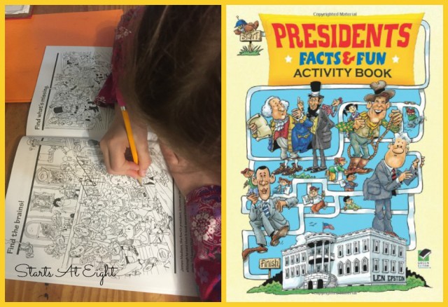 Presidents Facts & Fun Activity Book