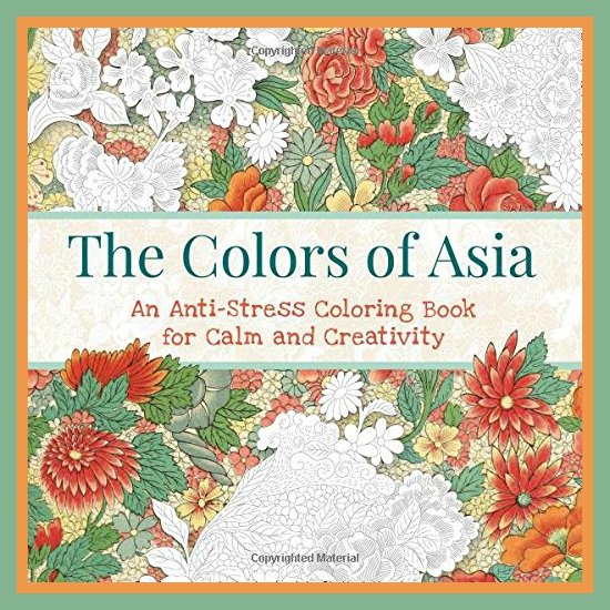 The Colors of Asia Adult Coloring Book