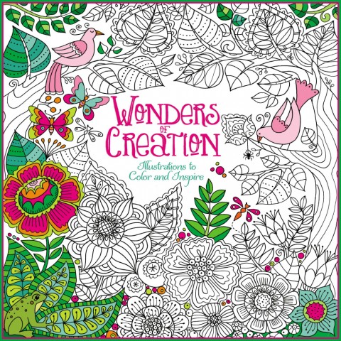 Wonders of Creation Adult Coloring Book