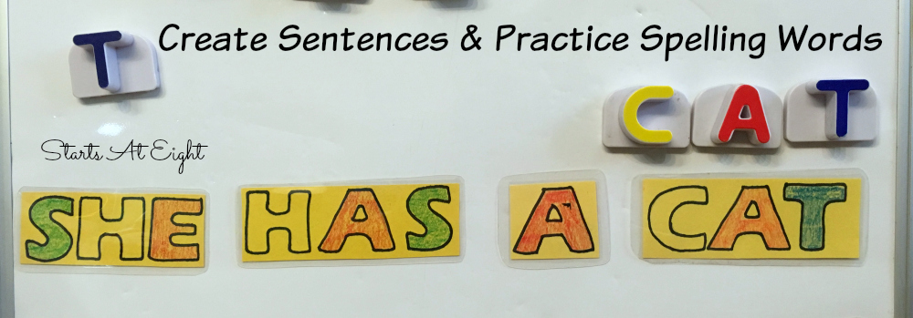 Create Sentences & Practice Spelling Words