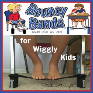Bouncy Bands for Wiggly Kids from Starts At Eight