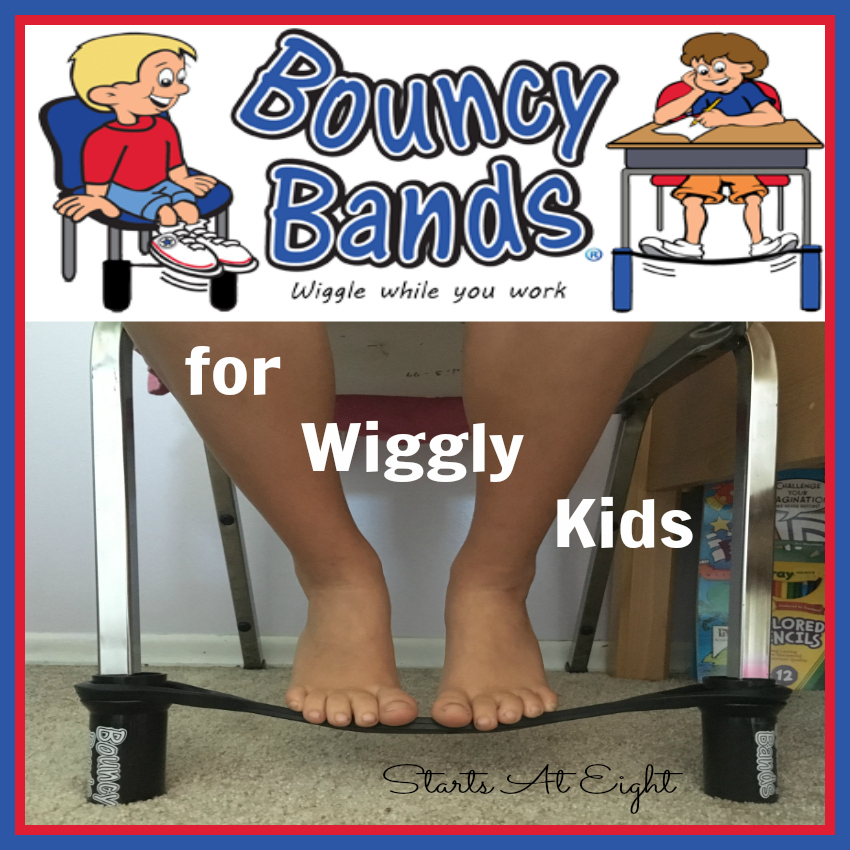 Bouncy Bands for Wiggly Kids from Starts At Eight