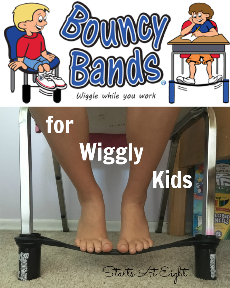 Bouncy Bands for Wiggly Kids from Starts At Eight