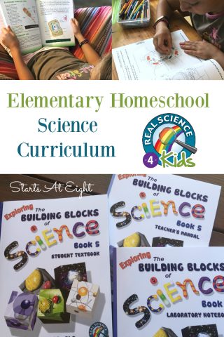 Elementary Homeschool Science Curriculum - Real Science-4-Kids from Starts At Eight