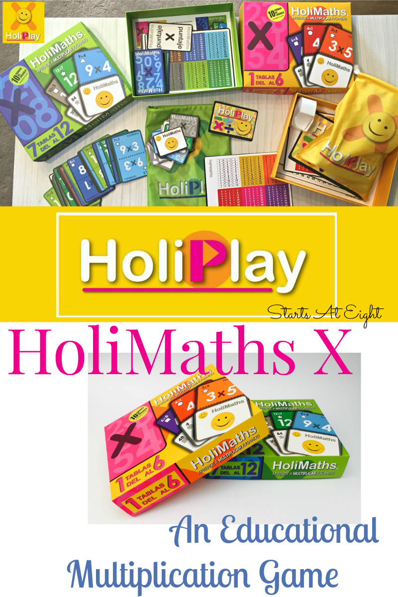 HoliMaths X - An Educational Multiplication Game from Starts At Eight