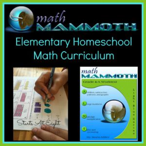 Math Mammoth Elementary Homeschool Math Curriculum from Starts At Eight