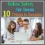 Online Safety for Teens - 10 Things to Consider from Starts At Eight. Practical advice for talking to your teens about Internet Safety as well as a Parental Control App to help you monitor their use.