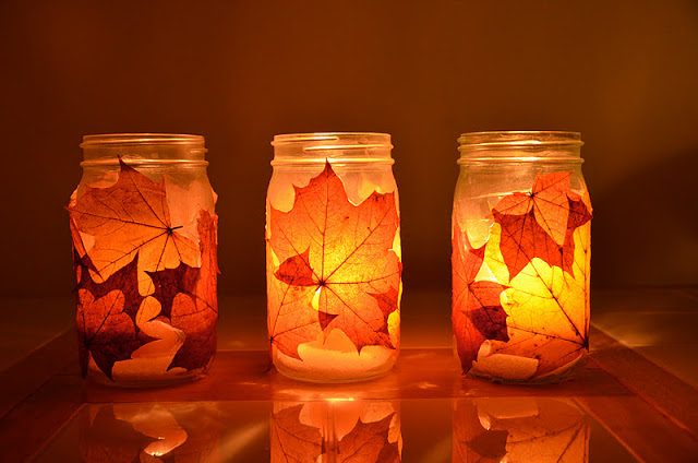 Autumn Leaf Lanterns