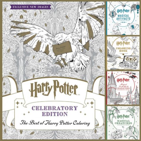 Harry Potter Coloring Books Set for Kids, Adults - Bundle with 2 Harry  Potter Advanced Coloring Books Plus Harry Potter Decal | Harry Potter  Coloring