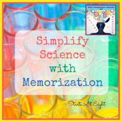 The Ultimate Guide of Things to Memorize: Simplify Science with Memorization from Starts At Eight The Ultimate Guide of Things to Memorize: Simplify Science with Memorization from Starts At Eight. Make science easier by committing the basics to memory! Things like classification, human body systems, laws of motion and more! Includes resources to learn about and help memorize the terms. Use in your homeschool for elementary, middle school, and high school.