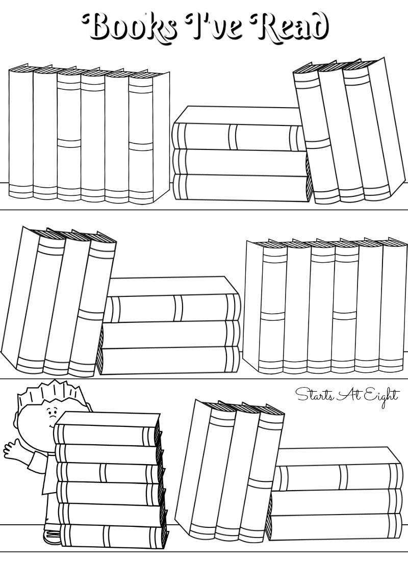 FREE Printable Reading Logs Full Sized or Adjustable for Your Bullet
