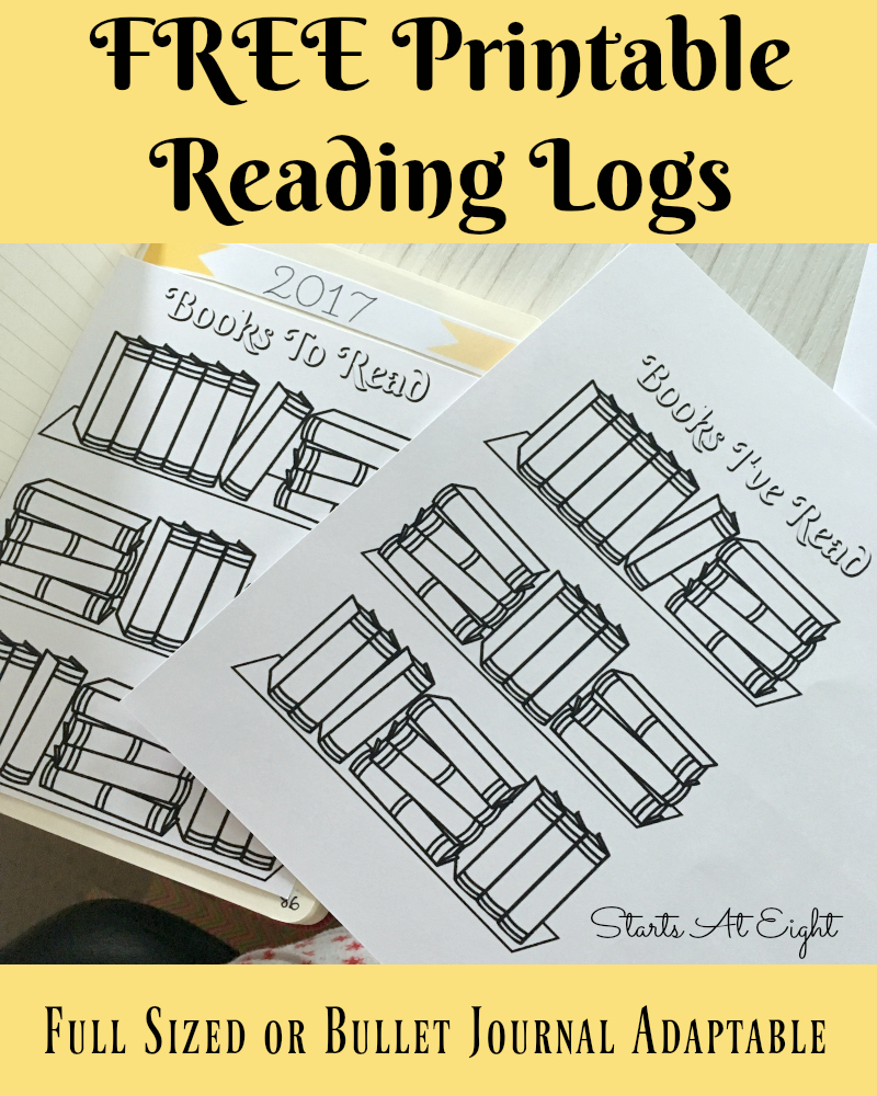 FREE Printable Reading Logs