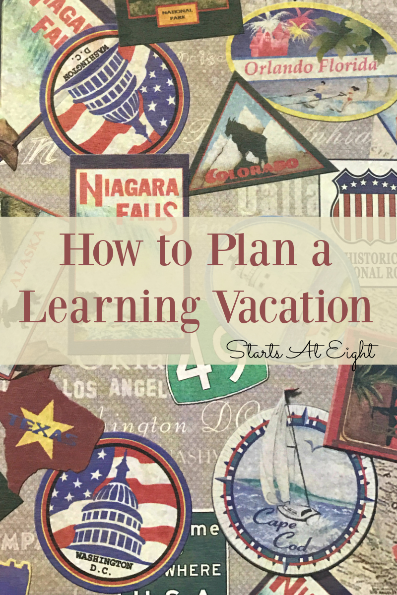 How to Plan a Learning Vacation from Starts At Eight. Includes tons of tips and resources for planning a learning vacation from hotels, to food, and mapping an itinerary, planning your trip will be easy!