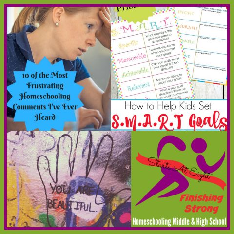 Finishing Strong ~ Homeschooling the Middle & High School Years #109 from Starts At Eight