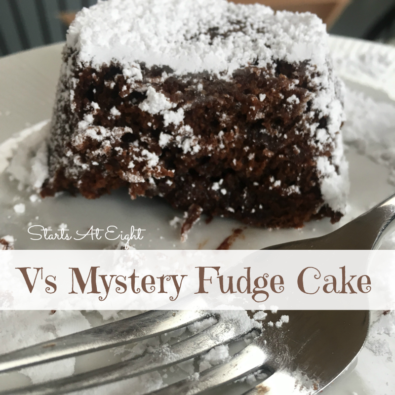 V's Mystery Fudge Cake