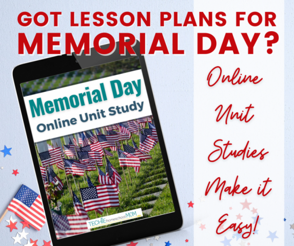 Help your children discover why we celebrate Memorial Day. In this mini online unit study, they will explore the branches of America's Armed Forces, research America's conflicts and casualties, and create a digital image to honor our fallen soldiers. 