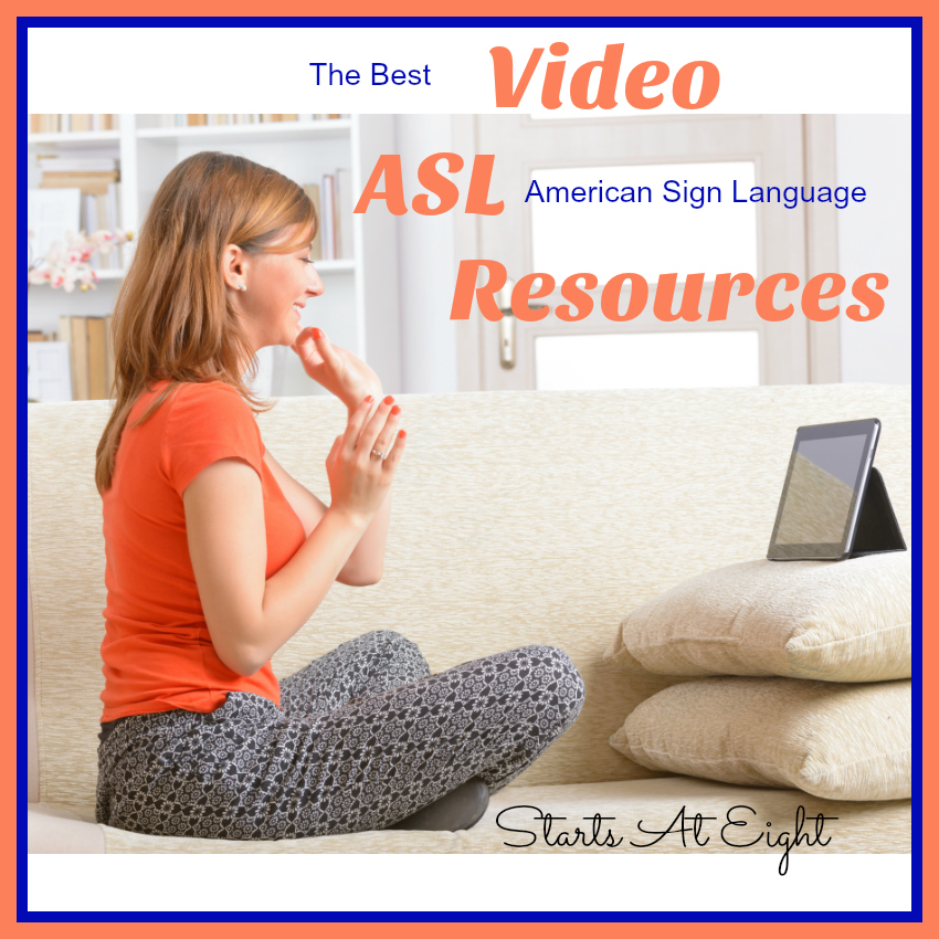 The Best Video ASL Resources from Starts At Eight. Use these FREE and low cost video resources to learn ASL (American Sign Language)