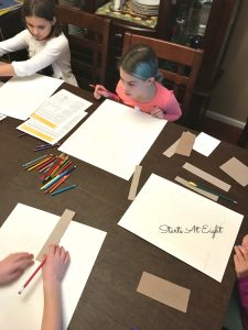 Homeschool Art Project: Draw a Castle from Starts At Eight